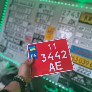 Транзитні номера для мотоцикла